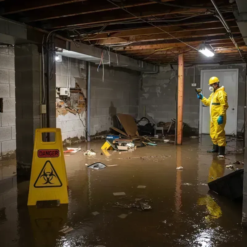 Flooded Basement Electrical Hazard in Cedaredge, CO Property